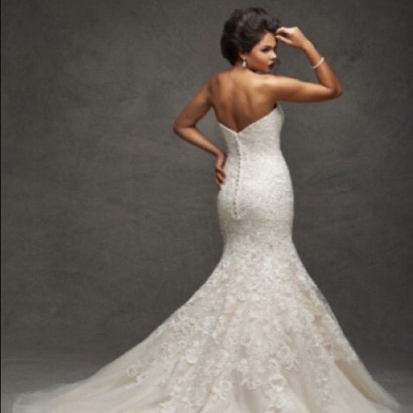 Brand new lace mermaid wedding dress